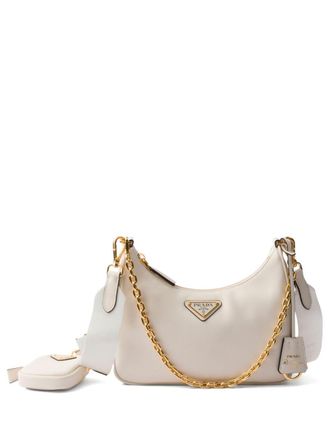 Prada Re-Edition schoudertas - Beige