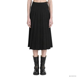 Burberry Wool Midi Kilt