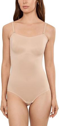 Miraclesuit Shapewear Show Stopper Strapless Bodysuit Womens Clothing Warm Beige : 2XL (Womens 16-18), Nylon/Spandex