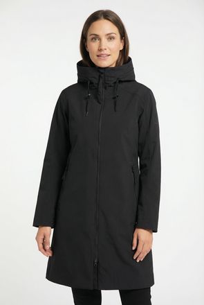 Icepeak Funktionsmantel ICEPEAK ABENSBERG, Damen, Gr. 36, basic schwarz, Obermaterial: 100% Polyester. Futter: 100% Polyester, M&auml;ntel Funktionsmantel