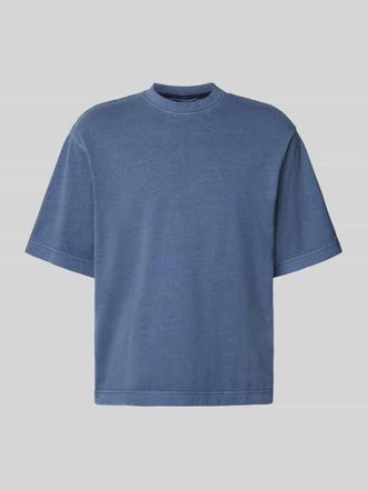 Selected Boxy Fit T-Shirt aus reiner Baumwolle Modell CORY in Blau, Gr&ouml;&szlig;e XL