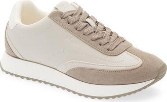 BOSS Marleny Running Sneaker in Medium Beige at Nordstrom, Size 11