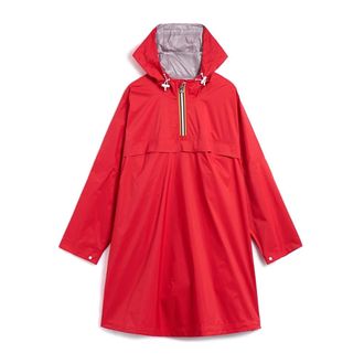 K-Way K-Way, Rain Jackets, unisex, Red, Size: M Giubbino