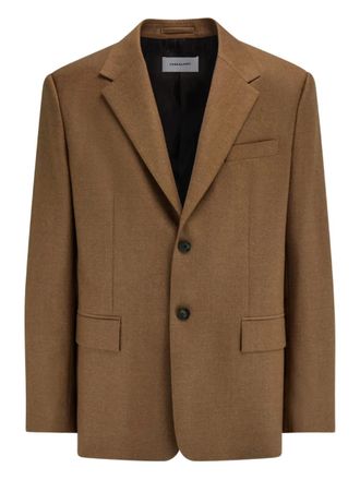 Ferragamo single-breasted blazer - Brown