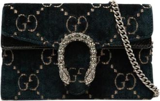 Gucci Pre-owned Dionysus Shoulder Bag - Dames - Vintage Schoudertas - Blauw - ONE Size - Leer - Vintage