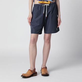 Miu Miu Tec Fabric windproof bermuda shorts in blue