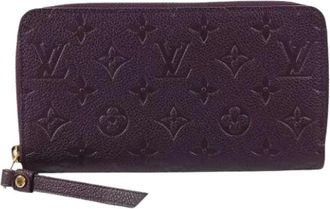 Louis Vuitton Pre-owned Wallets, female, Purple, Size: ONE SIZE Pre-owned Monogram Empreinte Long Wallet (Bi-fold)