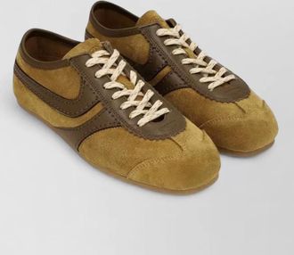 Dries Van Noten suede low-top sneakers