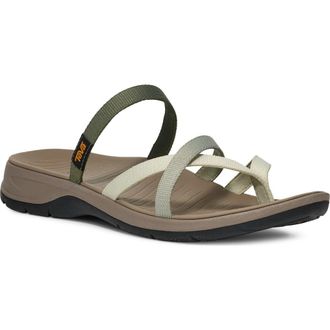 Teva TirraTraveler Flip Slide Sandal in Seagrass Multi at Nordstrom, Size 11