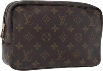 Louis Vuitton Pre-owned Bags, female, Brown, Size: ONE SIZE Pre-owned Monogram Clutch Bag