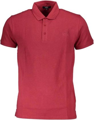 Cavalli Klassiek Passend Poloshirt - Heren - Polos - Rood - M - Katoen - Tops