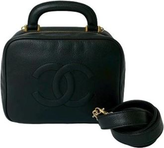 Chanel Pre-owned Handbags, female, Black, Size: ONE SIZE Pre-owned Leather chanel-bags