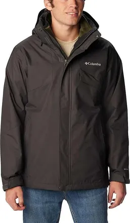 Columbia Bugaboo II Fleece Jacket Mens Black Hooded Long Sleeve JAX2007