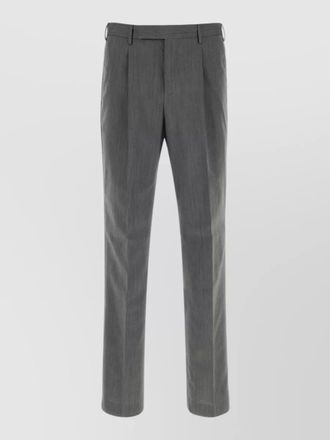 Pantaloni Torino cotton blend edge tailored trousers belt loops