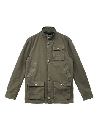 Chrome Hearts Cherry Bomb buttoned jacket - men - Cotton - L - Green