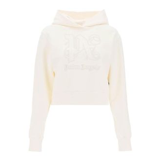 Palm Angels Mujer, Sudaderas, Blanco, Talla: XS