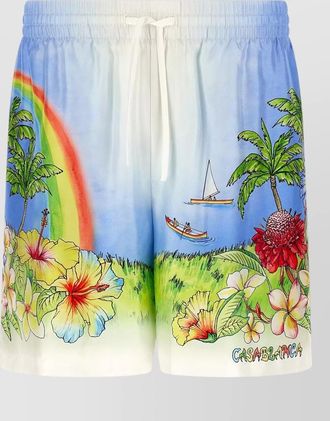 Casablanca silk bermuda shorts