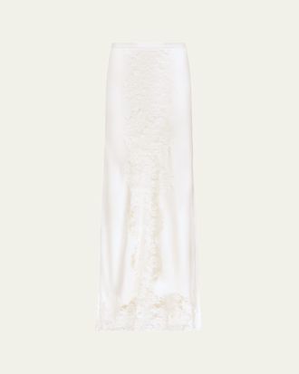TWP Lace Silk Maxi Skirt
