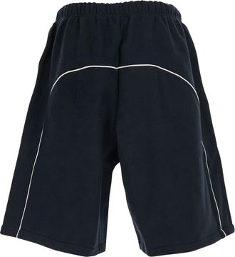 Fear of God Mens Bermuda Shorts Active Trace Relaxed Black Cotton