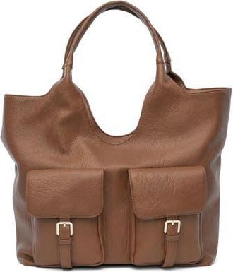 Urban Originals The Royale Vegan Leather Tote in Chocolate at Nordstrom Rack
