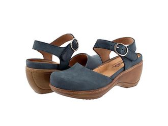 Softwalk Mabelle Womens Shoes Smoke Nubuck : 10.5 N (AA), Leather
