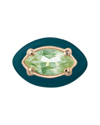 Bea Bongiasca Flower Funk 9K & Silver 1.66 ct. tw. Peridot Studs