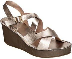 Antelope Sari Platform Wedge Sandal in Champagne at Nordstrom Rack, Size 10