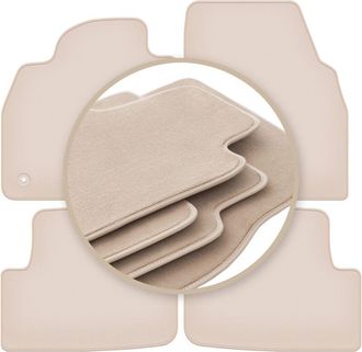 OEM Alfombrillas Premium Beige Para: Seat Ibiza V Hatchback 2017