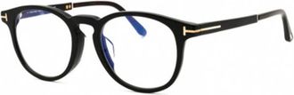 Tom Ford Unisex Black Round Eyeglass Frames FT5891-F-B 005
