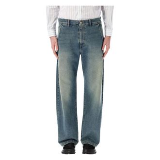 Mfpen Loose-fit Jeans, male, Blue, Size: XL Straight Cut Jeans