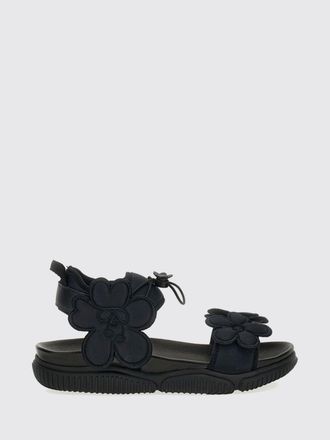 Cecilie Bahnsen Cilla Neoprene Sandals With Floral Motif