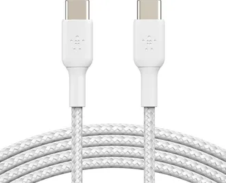 Belkin Cable Usb-c De Nylon Blanco 1 M Pack Doble