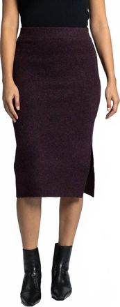 Thread & Supply Dani Skirt In Heather Elderberry