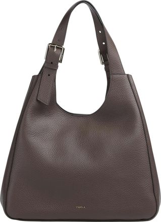 Furla Grained Leather Dora L Tote Bag
