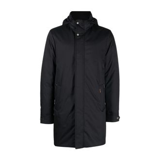 Moorer Hombre, Abrigos, Azul, Talla: 2XL