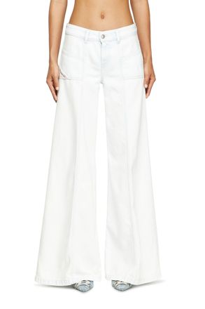 Diesel Flare Jeans - D-Akii - Jeans - Woman - White