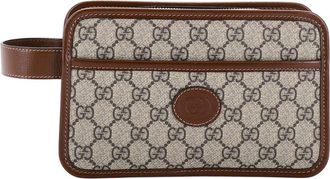 Gucci Interlocking G Patch Camera Bag Gg Coated Canvas Mini (Authentic Pre- Loved)