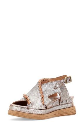 A.S.98 Lumi Platform Sandal in Platinum at Nordstrom, Size 10.5-11Us