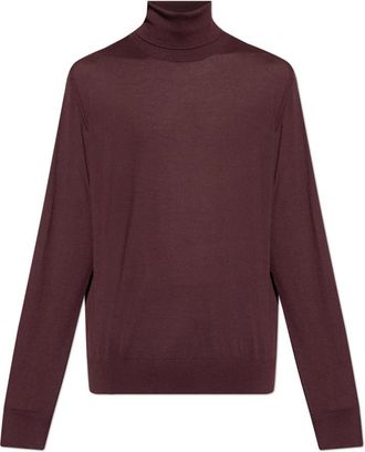 Dolce & Gabbana Kasjmier coltrui - Heren - Cashmere truien - Paars - L - Kasjmier - Truien & Vesten