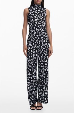 Desigual Sleeveless Jumpsuit in Black at Nordstrom, Size X-Large