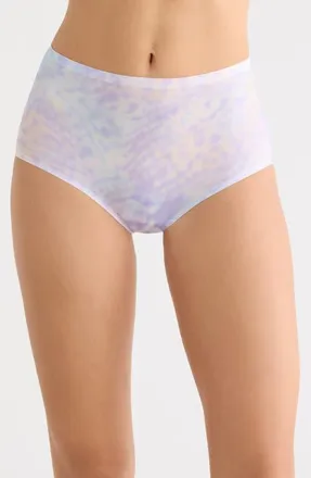 Chantelle Soft Stretch High Waist Briefs in Lilac Orchids at Nordstrom