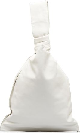 Bottega Veneta Pre-owned Womens The Pouch Handbag - White Leather - One Size