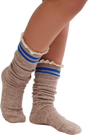 Free People https://www.freepeople.com/shop/homecoming-knee-high-socks2/ in Ivory at Nordstrom