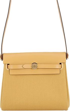 Herm&egrave;s Pre-owned Hermes Military Toile and Vache Hunter Herbag Zip 20 Ladies GC0OCPX4DU15U6FW