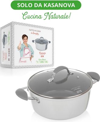 FATTO IN CASA da Benedetta Casseruola induzione 26 cm con coperchio Fatto in casa da Benedetta