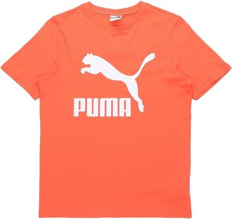 Puma Classics Logo T-Shirt Orange White 532280-79
