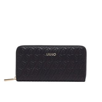 Liu Jo Accessoires, Dames, Zwart, ONE Size, Grote Portemonnee met Rits