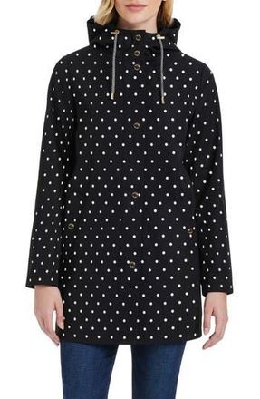 Kate Spade New York Hooded A-Line Jacket in Lily Dot at Nordstrom Rack, Size X-Small