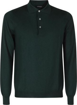 Tagliatore Tops, Heren, Groen, XL, Wol, Palmer Polo