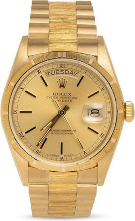 Rolex Pre-owned Rolex Presidential Day-Date Automatic Chronometer Champagne Dial Unisex Watch 18078 CSP
